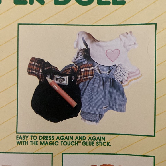 Vintage Cabbage Patch Paper doll NIB sealed 1983 unisex - Picture 6 of 10